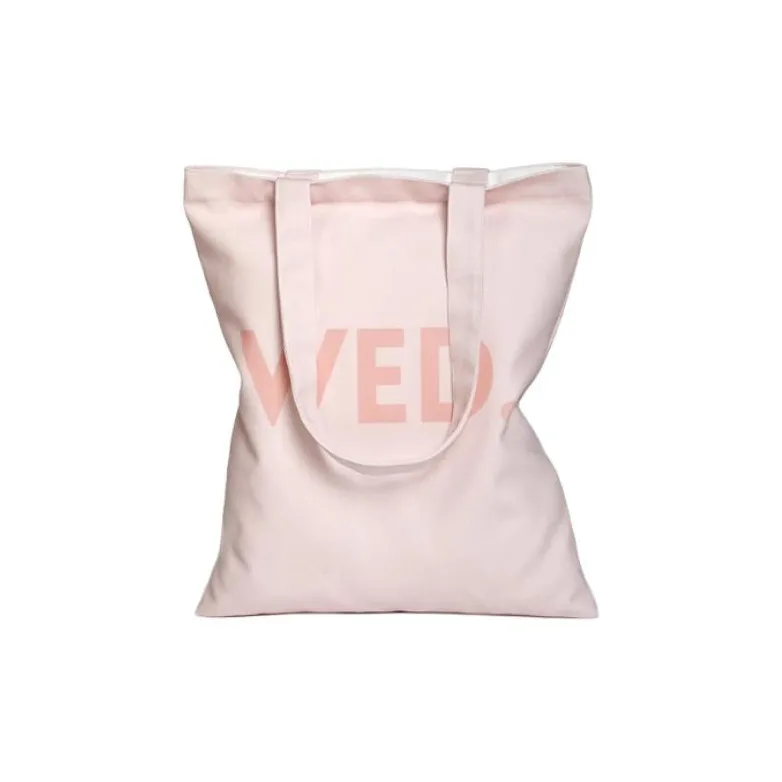 NEARAY Canvas Bag, Handbag, Shoulder Bag Medium Size Women's Wednesday Light Pink-2