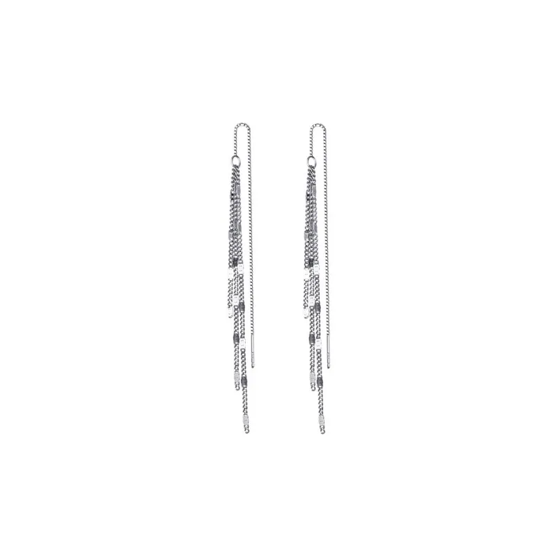 Beauty 925 Sterling Silver Drop Earrings Women's-0