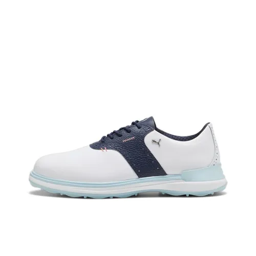 PUMA Avanti Non-slip Support Low-Top Golf Shoes Men's Navy Blue White