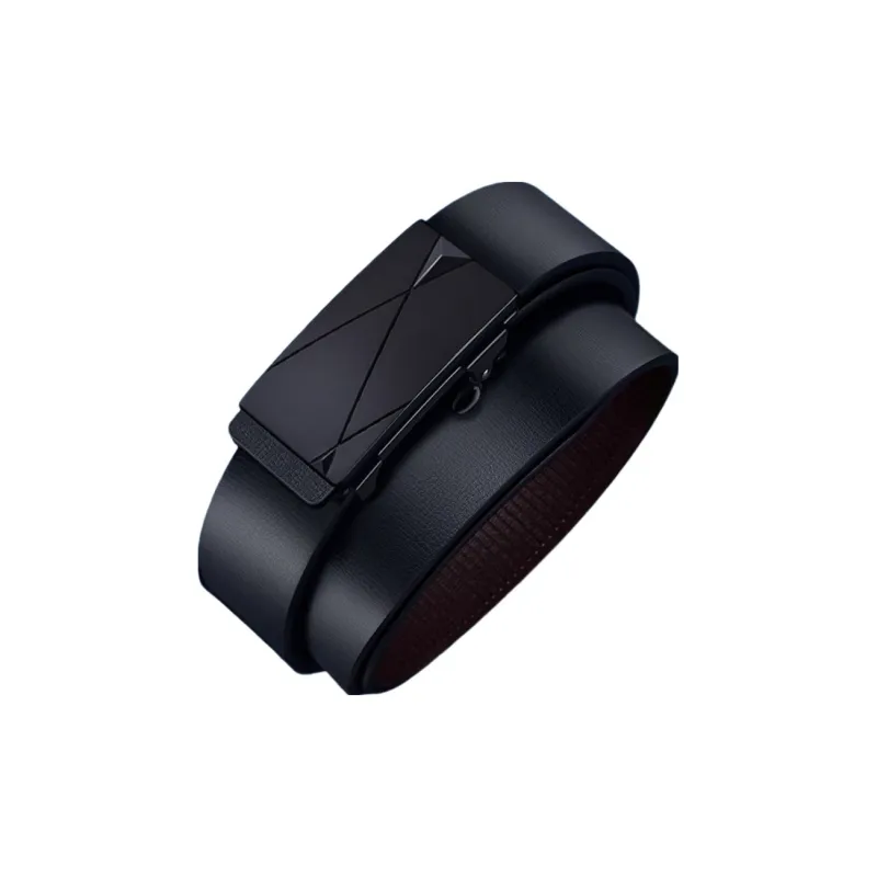 Warrior Cow Split Leather Belts Unisex Width 3.4CM-1