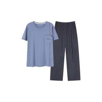 Follow The United States Pajama Set Men's Blue