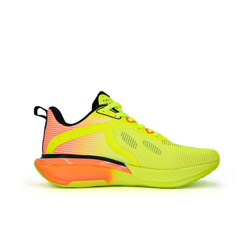 Miob&cyio Cushioning Rebound Lightweight Anti-slip Low-Top Running Shoes Unisex Neon Green-3