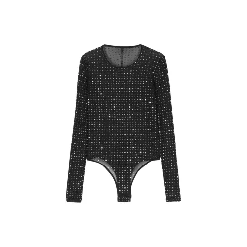 Atu Body Couture Bodysuits Women's Black