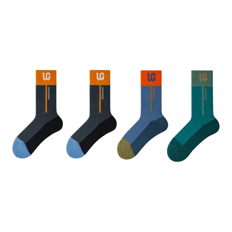 UGUPGRADE Basketball Socks Men's 4 Pack-6