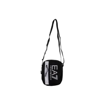 EMPORIO ARMANI Fabric Shoulder Bag Crossbody Bag Men's Black