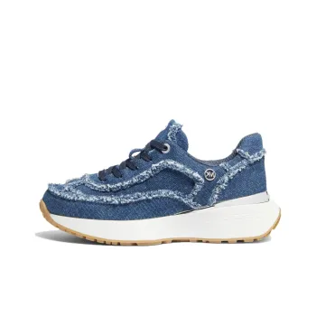 MICHAEL KORS Ari Low Top Casual Shoes Women's Denim Blue