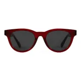 Wine Red Frame with Black Gray Lens