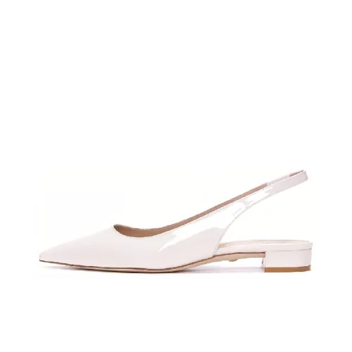 stuart weitzman Slingback Leather Ballerina Shoes