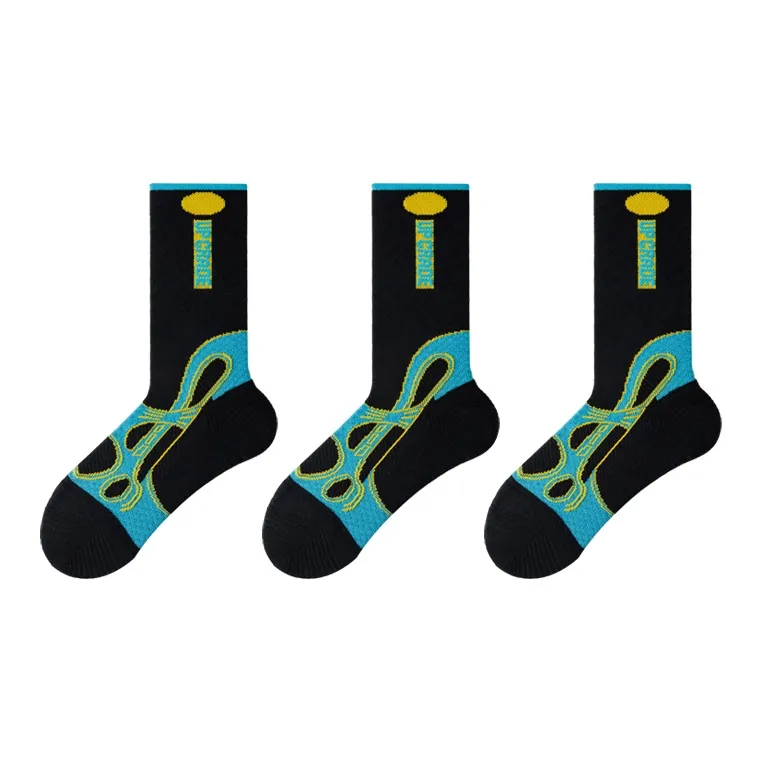 UGUPGRADE Basketball Socks Unisex 3 Pack-6