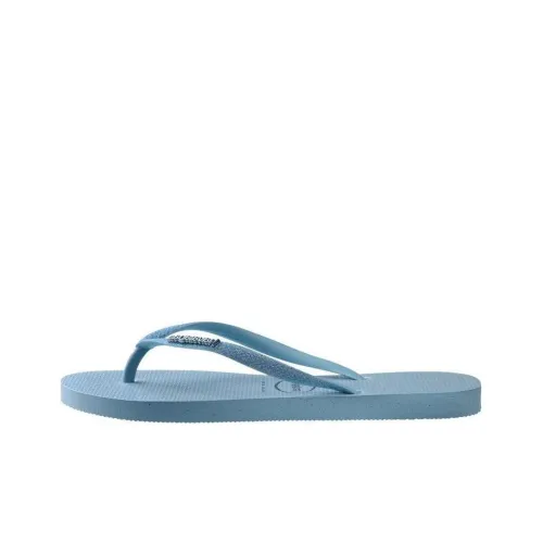 Havaianas Rubber Sole Quick Dry Flip Flops Women's Blue