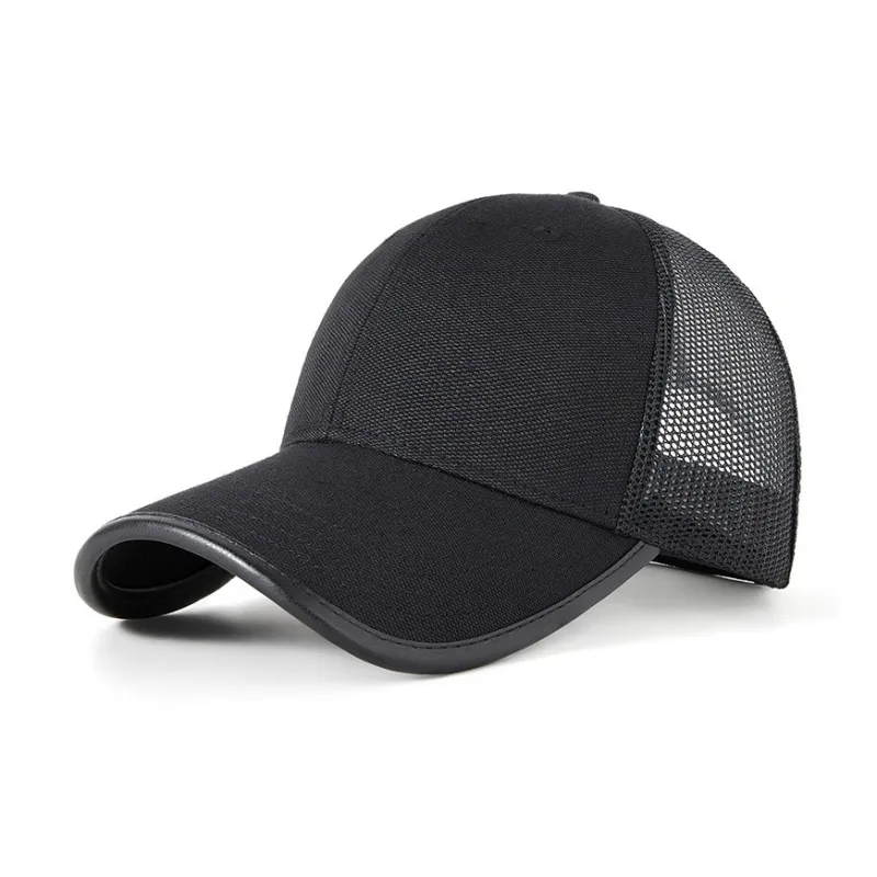 PISHUSHU Polyester Baseball Caps Unisex Black Khaki-0
