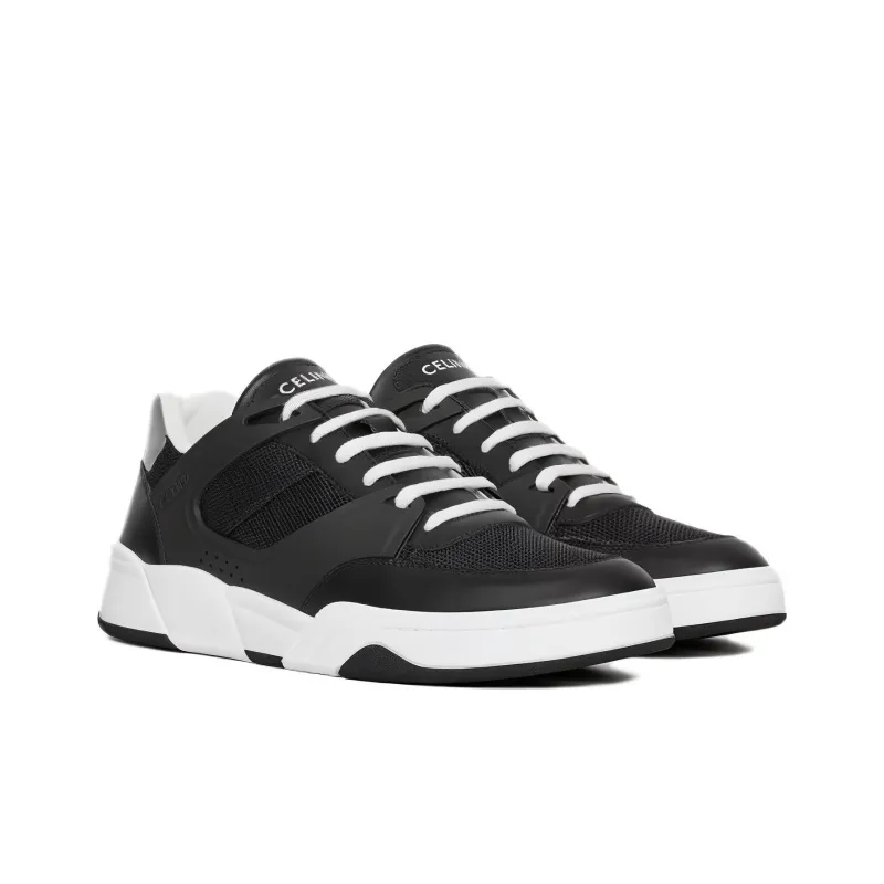 CELINE Low Top Skateboard Shoes Men's Black-2