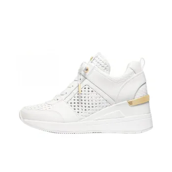 MICHAEL KORS KORS Georgie Low-Top Platform Shoes Women's Optical White