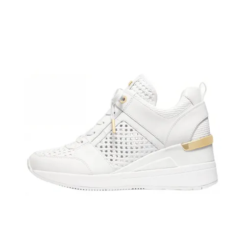MICHAEL KORS KORS Georgie Low-Top Platform Shoes Women's Optical White