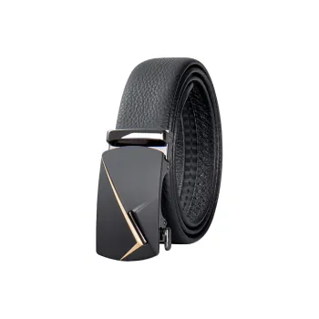 LUCKY LION Business Casual Automatic Buckle Ox Leather Belts Men's