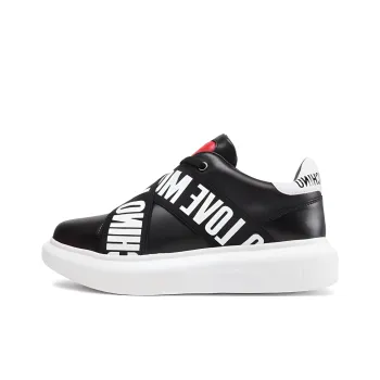 Love MOSCHINO Logo-print Elasticated Strap Sneakers