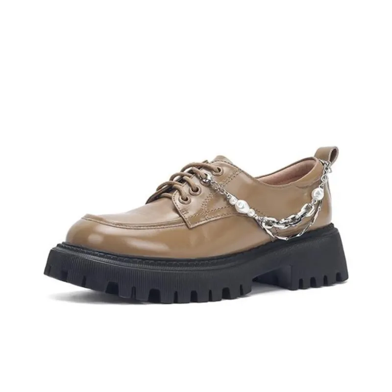 SATURDAY MODE Women's Casual Shoes Women's Low Top Black/Brown-3