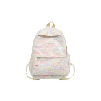 BALANG Nylon Backpack Women's Pink/Yellow/Blue/White