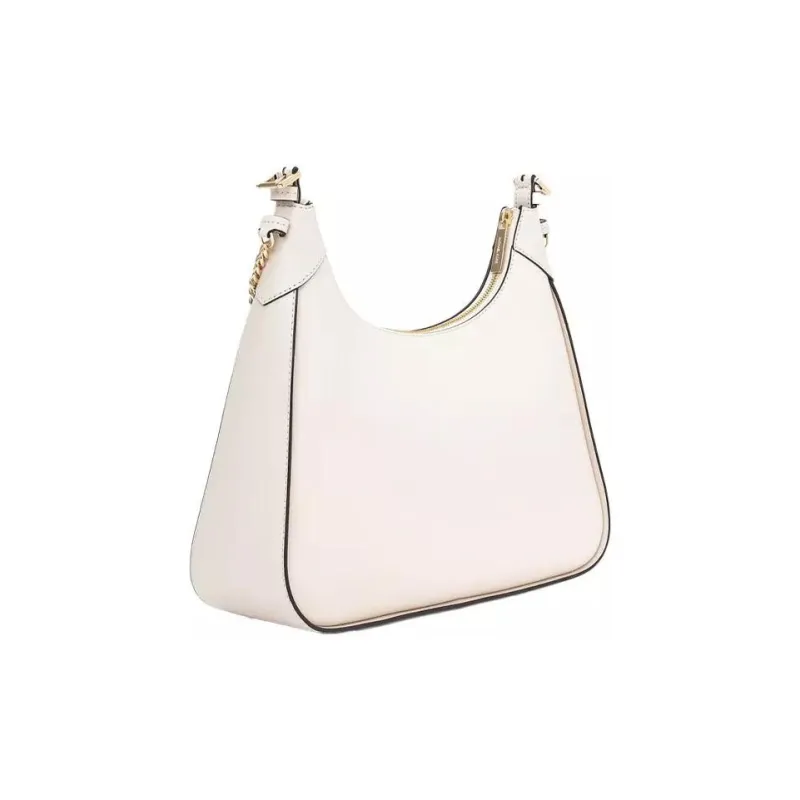 MICHAEL KORS Wilma Leather Handbag, Shoulder Bag Large Size Women's Milk White-1