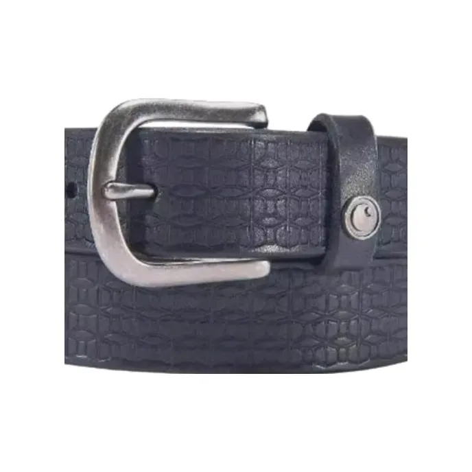 Carhartt Solid Color Decoration Pin Buckle Leather Belts Women's Blue-2