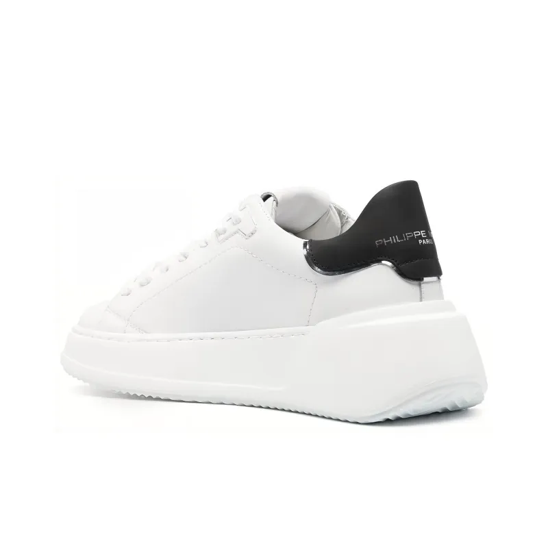 PHILIPPE MODEL Paris Logo-patch Leather Sneakers-3