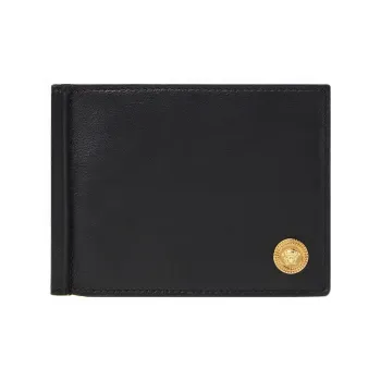 VERSACE Medusa Plaque Bi Fold Wallet