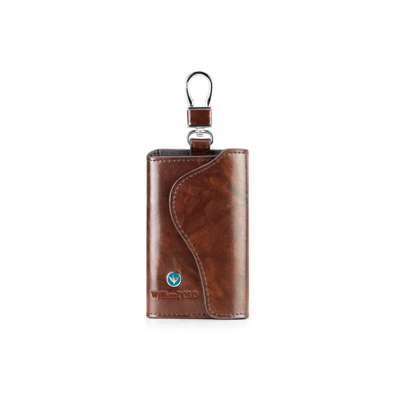 WilliamPOLO Cow Leather Key Pouch Regular Unisex Multicolor-9