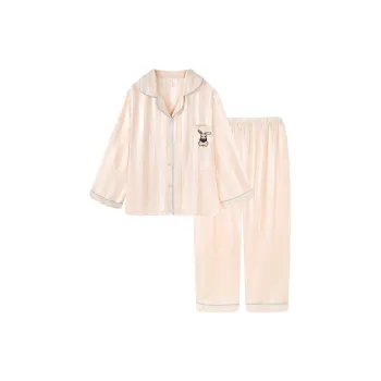 Ta Yan Pajama Set Women's Apricot