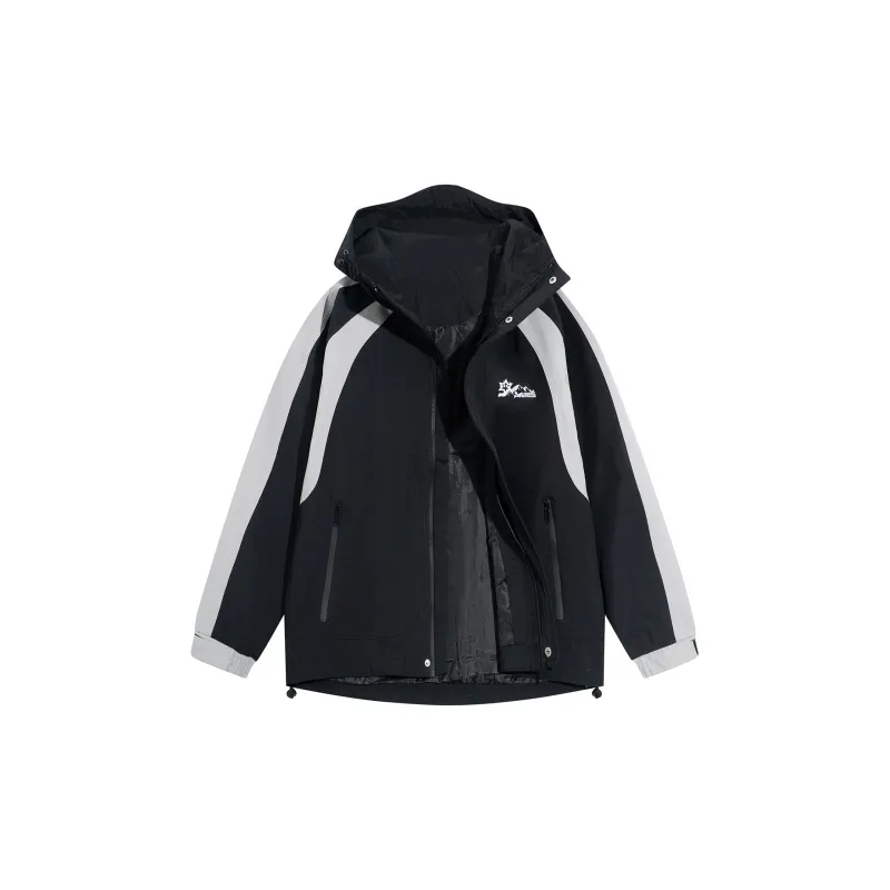 CSKS Jackets Coats Unisex Black White-4