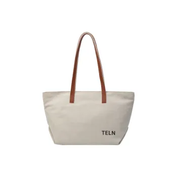BALANG Canvas Canvas Bag Tote Bag Handbag Shoulder Bag Regular Women's Ecru/Black/Khaki