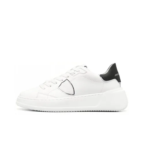 PHILIPPE MODEL Paris Logo patch Leather Sneakers