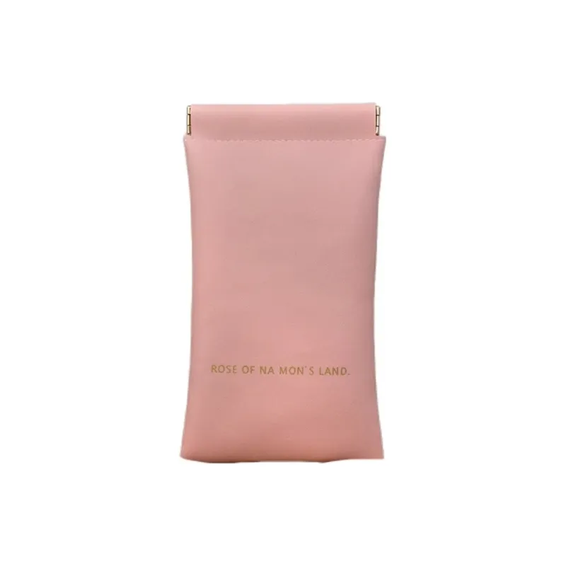 Boniu PU Eyeglass Pouch Trumpets Unisex White Pink Brown Black-1