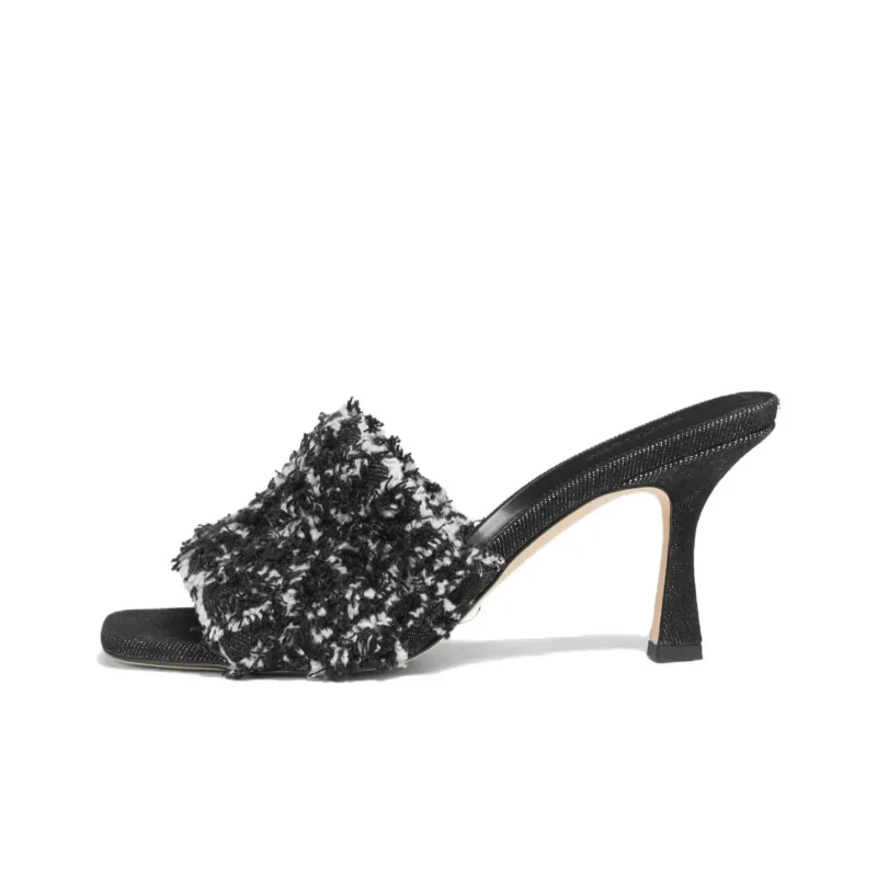 MICHAEL KORS Tessa Slide Slippers Women's Black-0