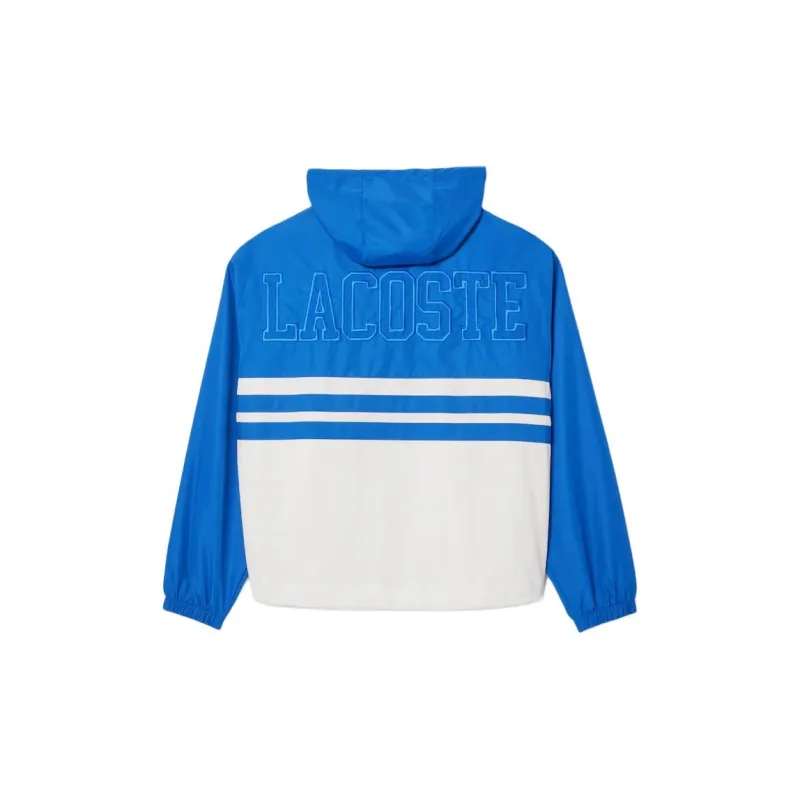 LACOSTE Jackets & Coats Men's White Blue-1