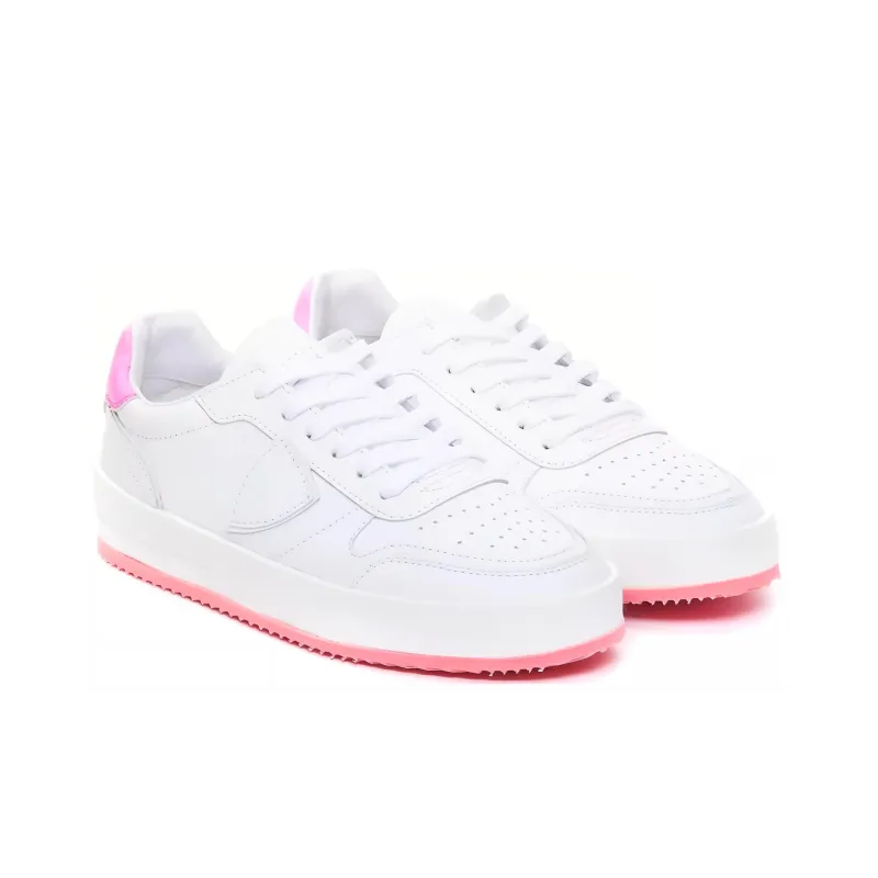 PHILIPPE MODEL Paris Temple Veau Leather Sneakers-2