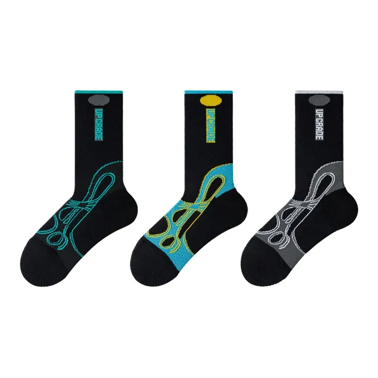 UGUPGRADE Basketball Socks Unisex 3 Pack-0