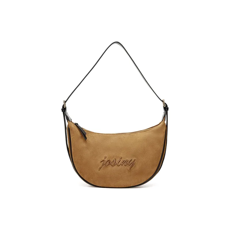 JOSINY PU Fashion Crossbody Bag Regular Women's Brown/Ecru-4