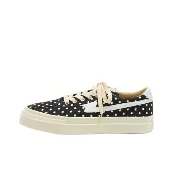 Stepney Workers Club Polka Dot Print Low Top Sneakers - Black/White