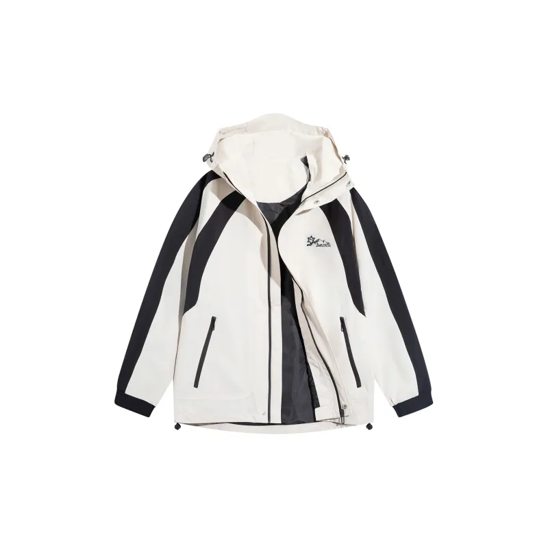 CSKS Jackets Coats Unisex Black White-7
