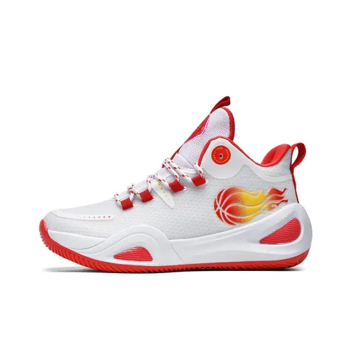 GQWE Anti-Slip And Wear-Resistant Breathable Mid-Top Basketball Shoes Unisex