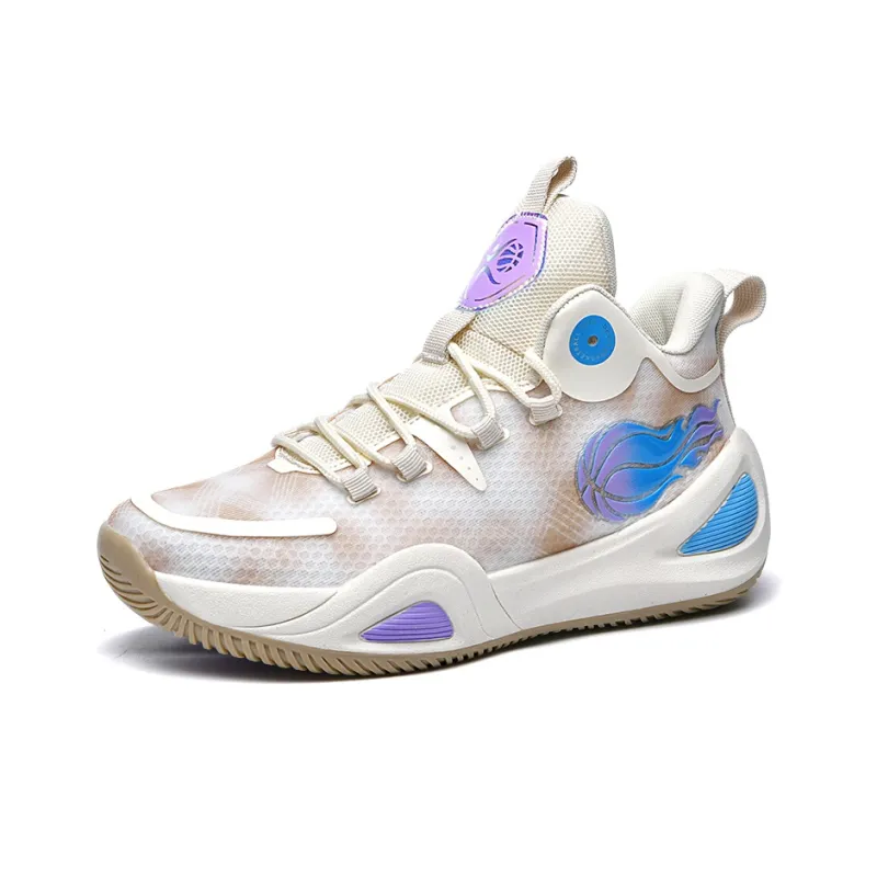 GQWE Anti-Slip And Wear-Resistant Breathable Mid-Top Basketball Shoes Unisex-3