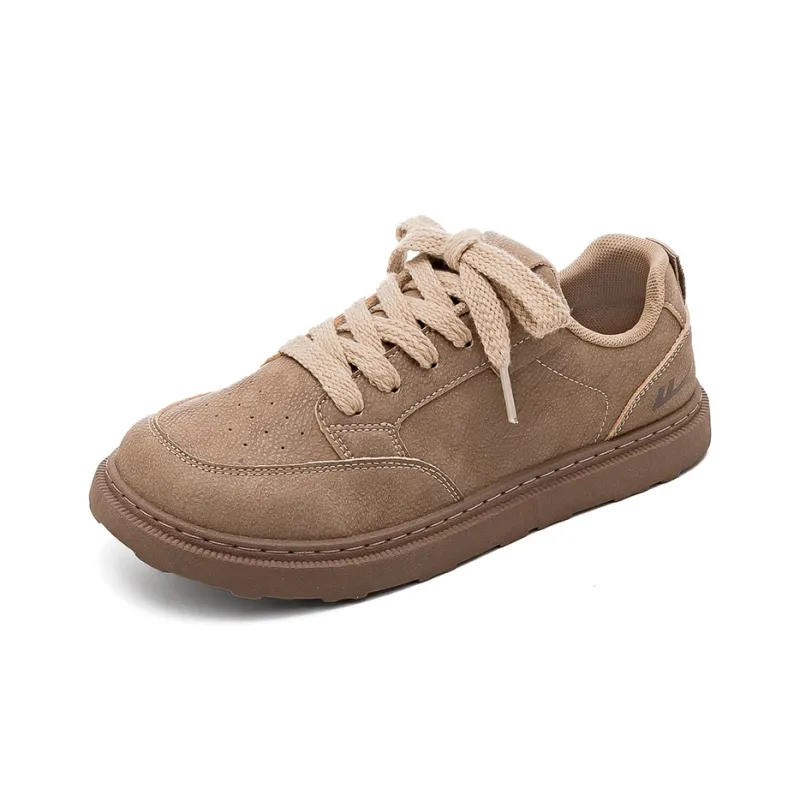 Warrior Abrasion Resistant Slip Resistant Skateboard Shoes Women's Khaki-2
