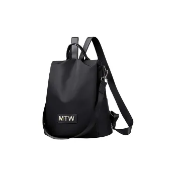 Boniu Oxford One Shoulder Portable Backpack Women's Black/Coffee