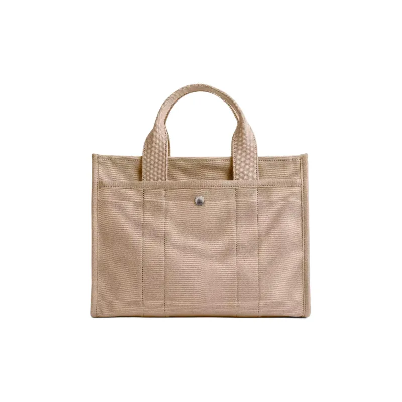 COACH Cargo Canvas Tote Bag Shopping Bag One Shoulder Crossbody Canvas Bag Handbag Large Size Women's Brown-1