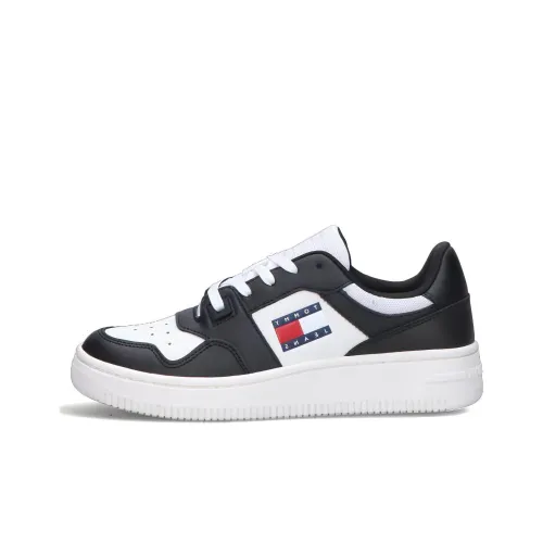 Tommy Hilfiger Skateboard Shoes Women's Low-Top Black/White