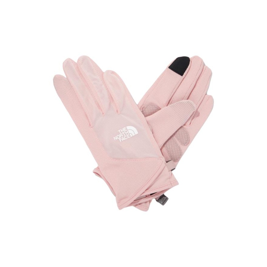 Pink north face gloves on sale