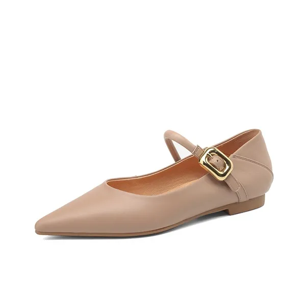 Bai Shiting Casual Single Shoes 1cm Women's-5