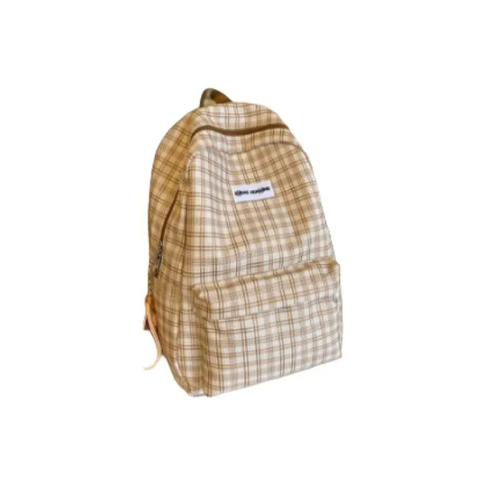 FAMAN Nylon Backpack Regular Women's Black/Khaki/Green/Blue/Pink-3
