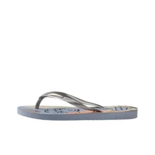 Havaianas Slim Princess Flip Flops Women's Silver Gray