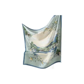 Hang Silk Road Silk Scarves Unisex